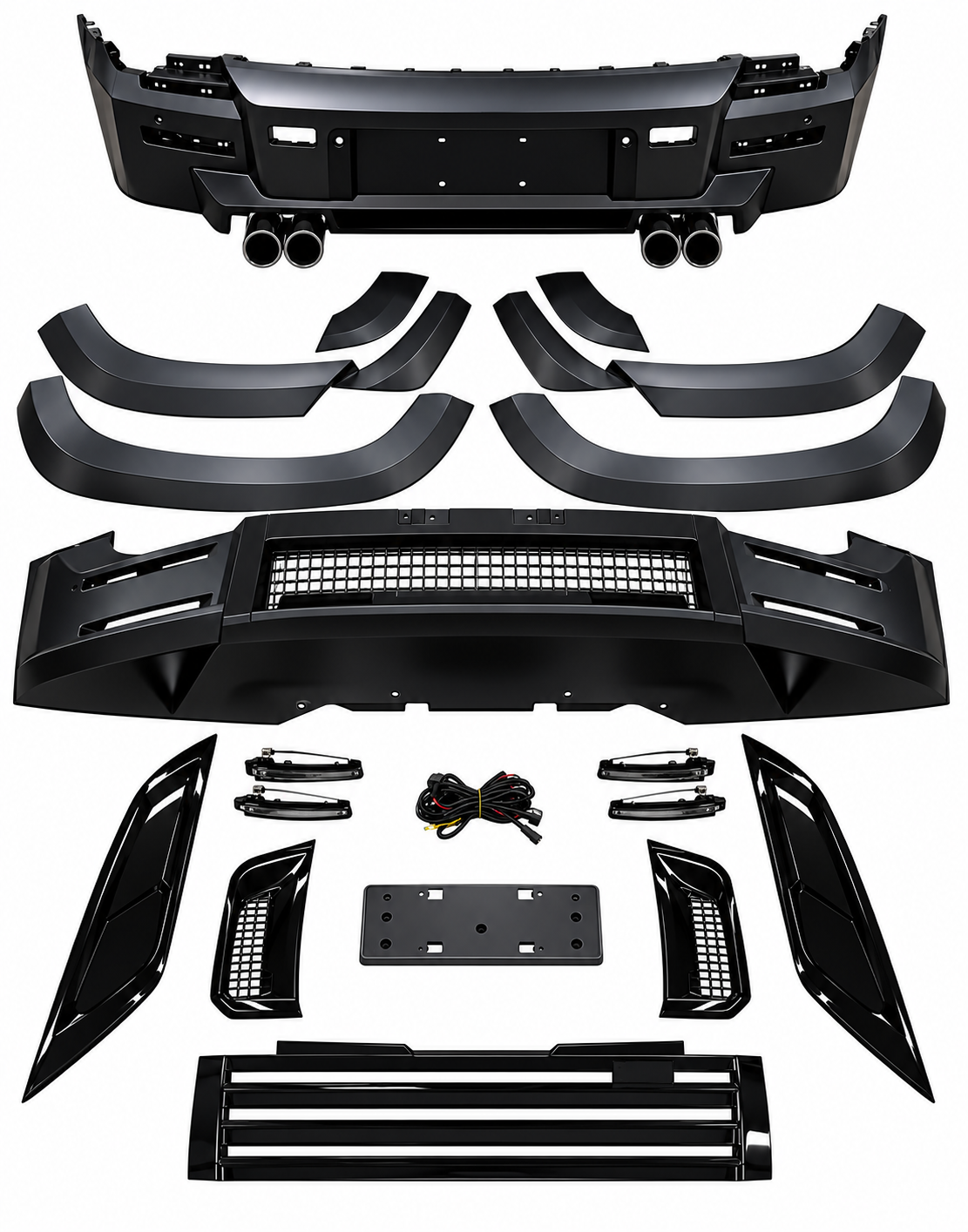 Land Rover Defender 2020+ with LM wide body kit fitted