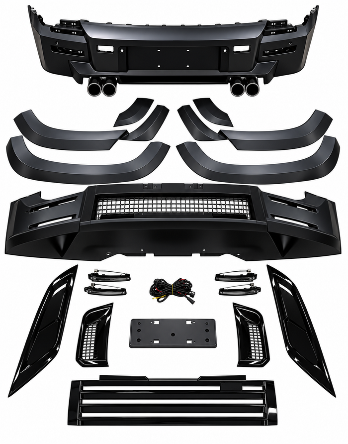 Land Rover Defender 2020+ with LM wide body kit fitted