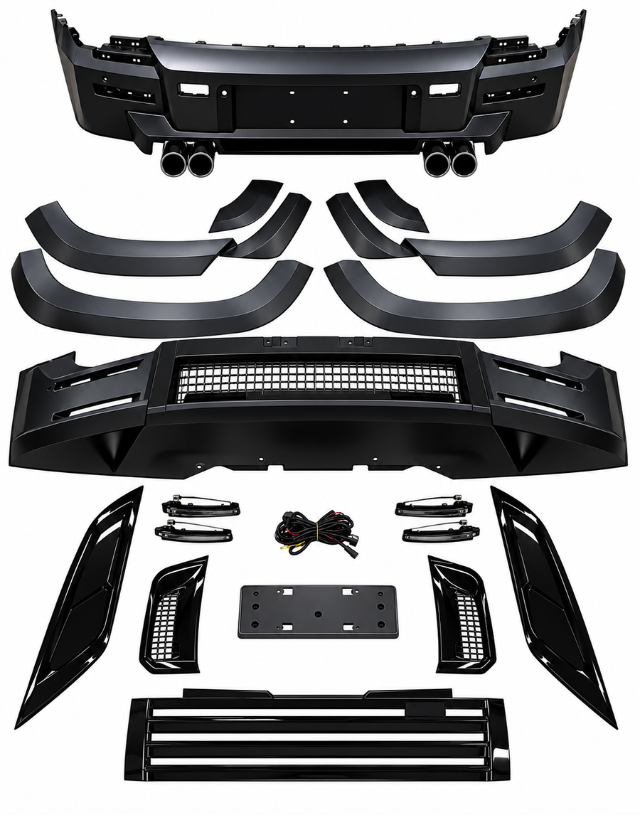 Land Rover Defender 2020+ with LM wide body kit fitted