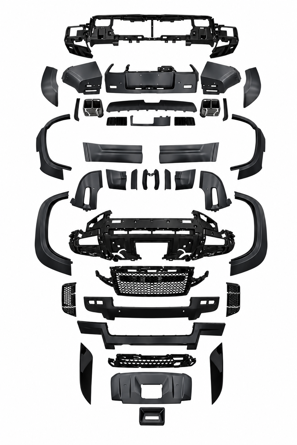 Land Rover Defender converted to 2026 Octa style body kit