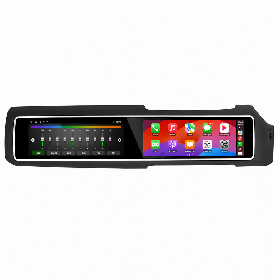 Range Rover Vogue dual touchscreen upgrade with Apple CarPlay