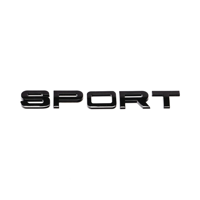 SPORT tailgate badge for the Range Rover Sport