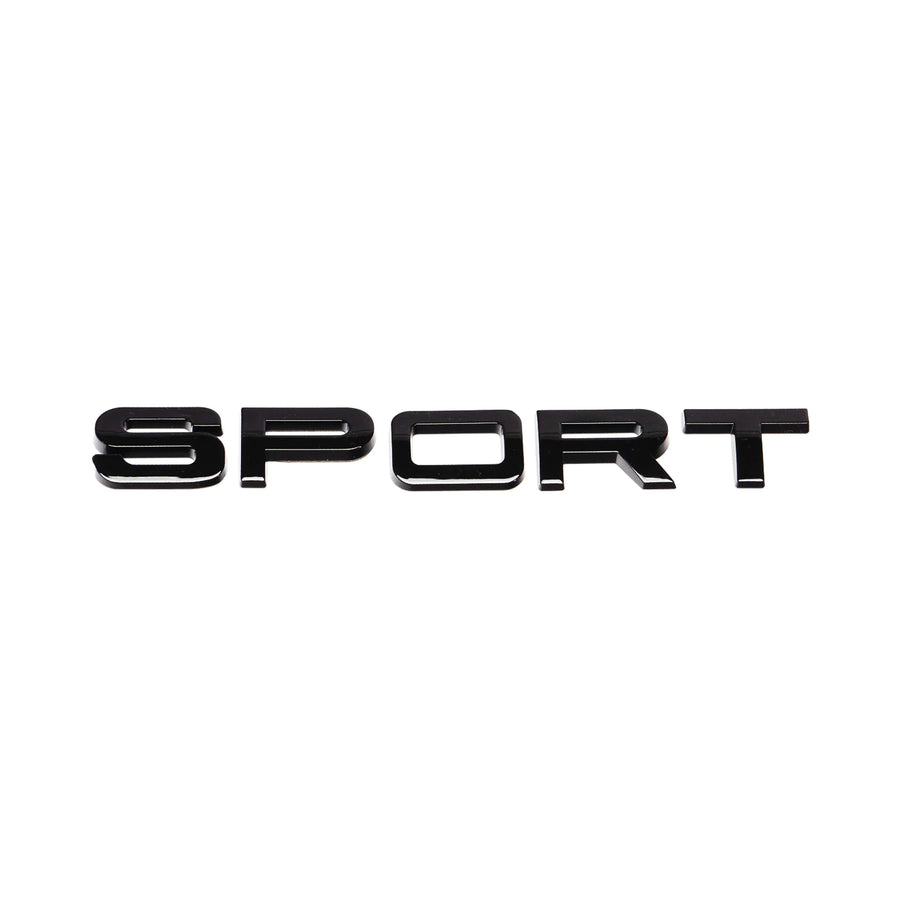SPORT tailgate badge for the Range Rover Sport