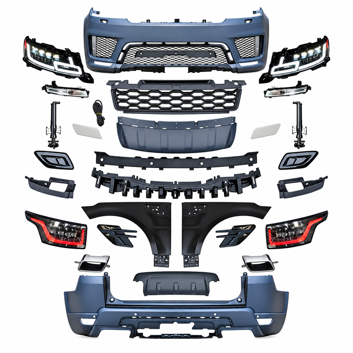 Range Rover Sport 2014-2017 converted to 2018+ OEM style body kit