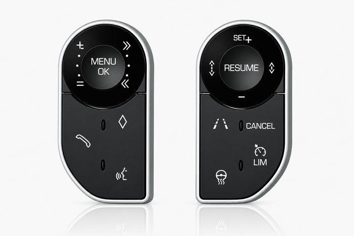 Range Rover Sport 2018+ style steering wheel control buttons