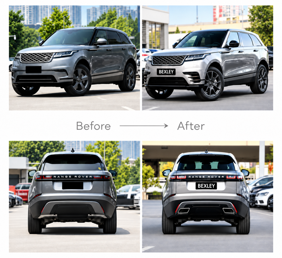 Range Rover Velar upgrade style body kit parts