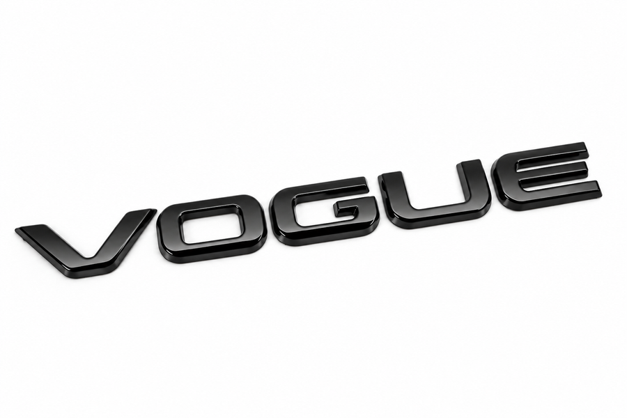 VOGUE tailgate badge for the Range Rover Vogue