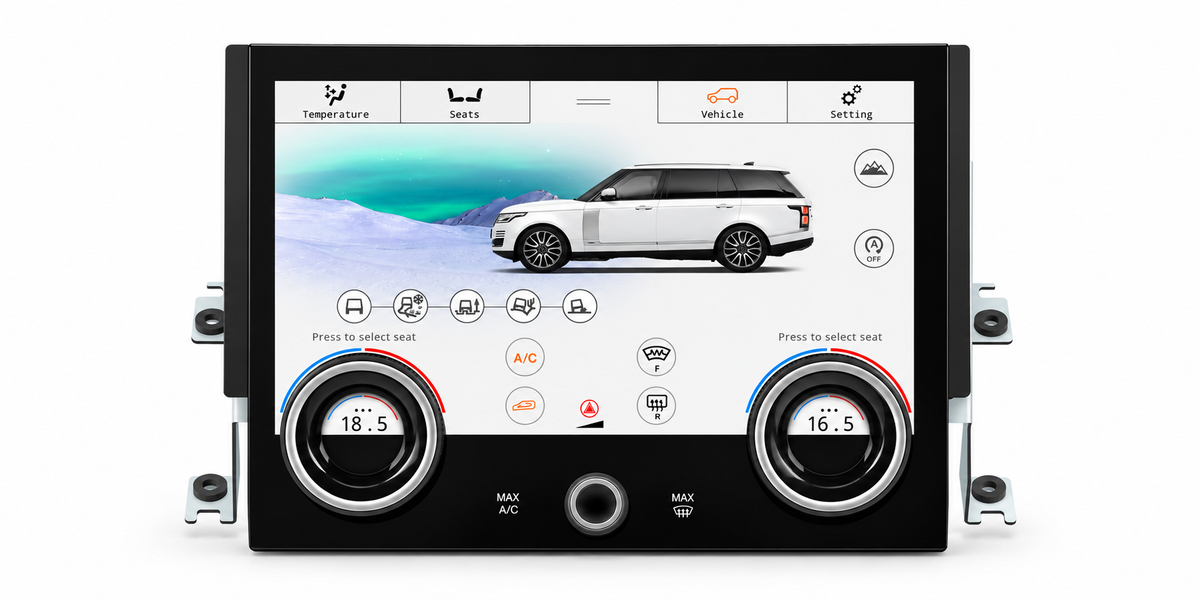 Range Rover Vogue 2018+ touchscreen climate control panel