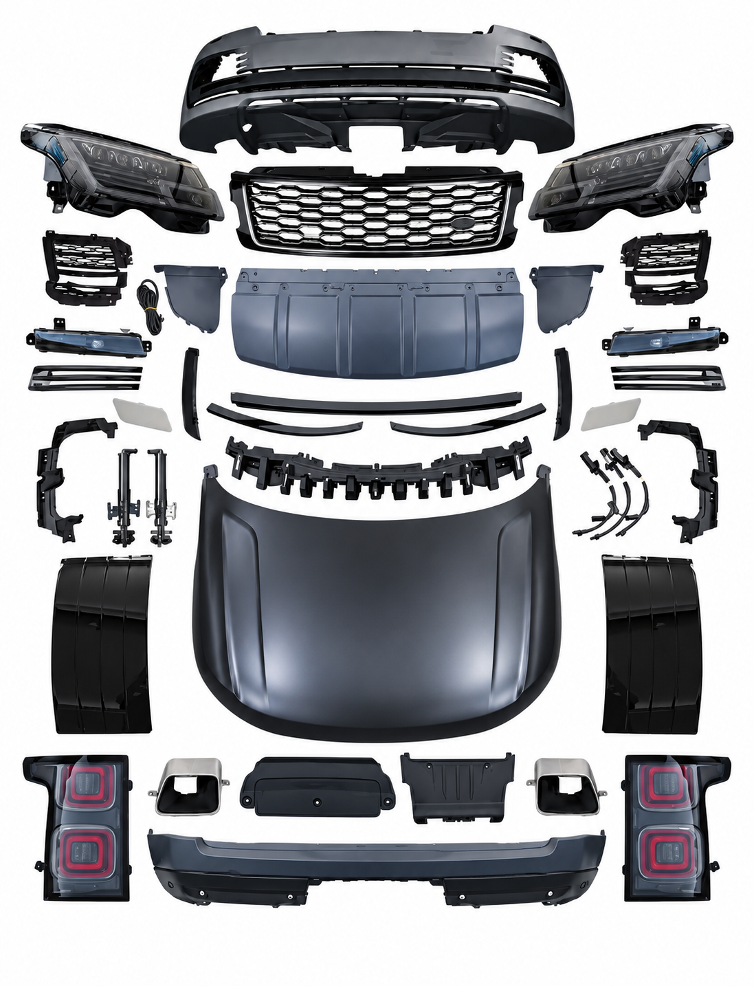 Range Rover Vogue 2013-2017 converted to 2018+ OEM style body kit