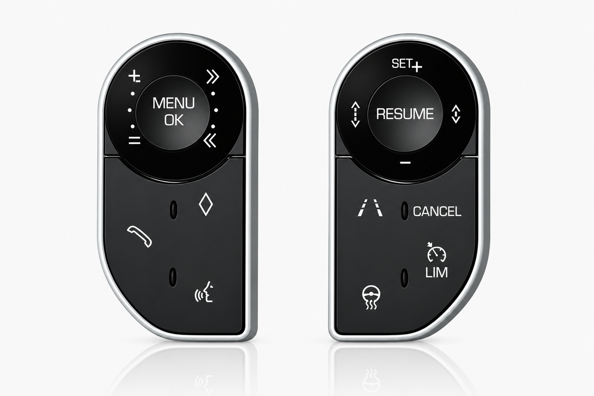 Range Rover Vogue 2018+ style steering wheel control buttons